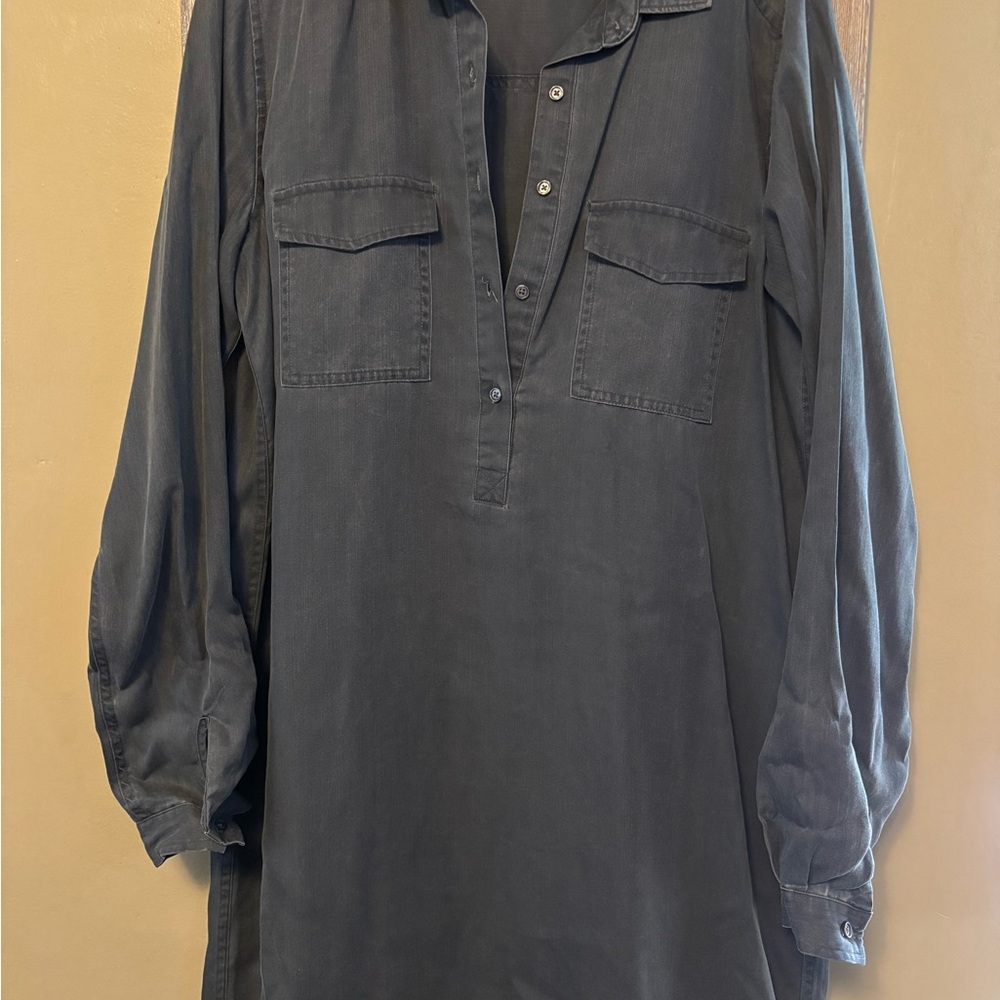Old Navy Charcoal Long Sleeve Dress